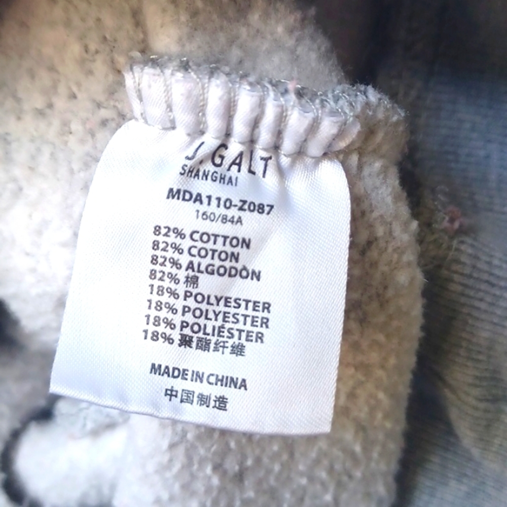 John Galt BROOKLYN New York Hoodie Kangaroo Pocket - Picture 4 of 12
